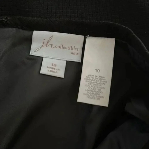 JH Collectibles Black Pencil Skirt Size 10 - Picture 3 of 4